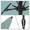 California Umbrella 9' Bronze Aluminum Market Patio Umbrella, Sunbrella Spectrum Mist 194061336878 - alternate 2